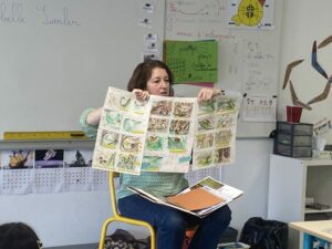 CE1-CE2 : Une illustratrice à l’école